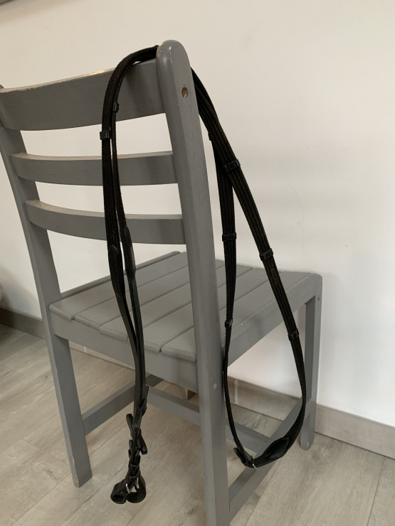 Rênes noires poney occasion