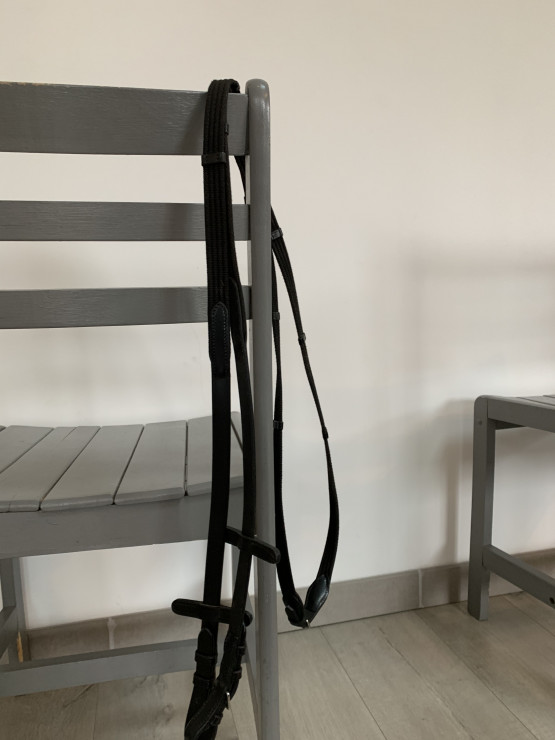 Rênes noires poney occasion