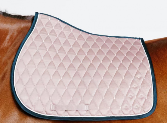 Tapis de selle  Fouganza rose à strass occasion
