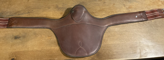 Bavette cuir marron 140 cm occasion