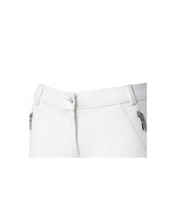 Pantalon équitation Equithème Zipper blanc (42) neuf occasion
