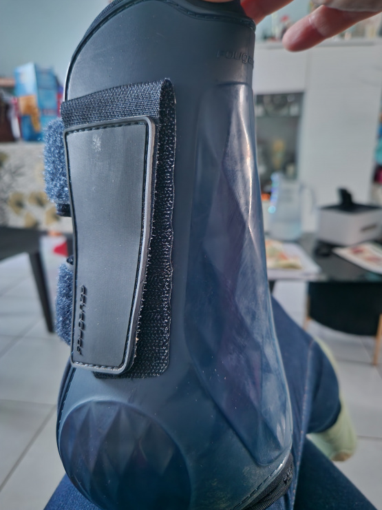 Guêtres Fouganza bleu (cheval) occasion