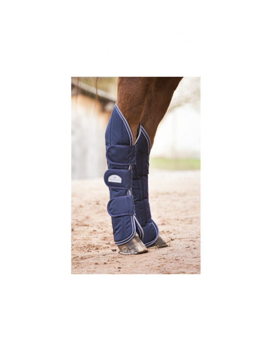 Guêtres de transport Equithème tyrex 600 d bleu (cheval) neuf occasion