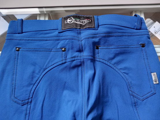 Pantalon équitation Equestro bleu T38 occasion