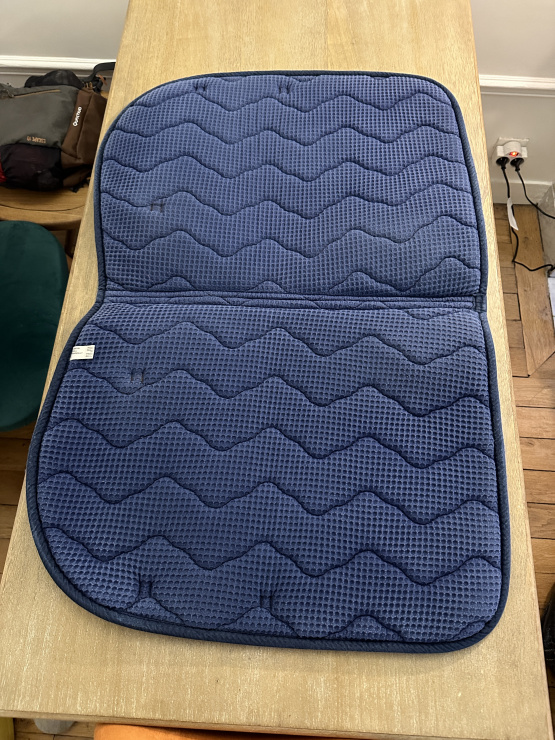 Tapis de selle Equithème bleu occasion