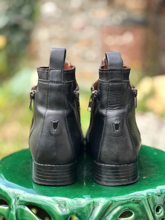 Boots équitation Equitheme Andalouse noir (41) occasion