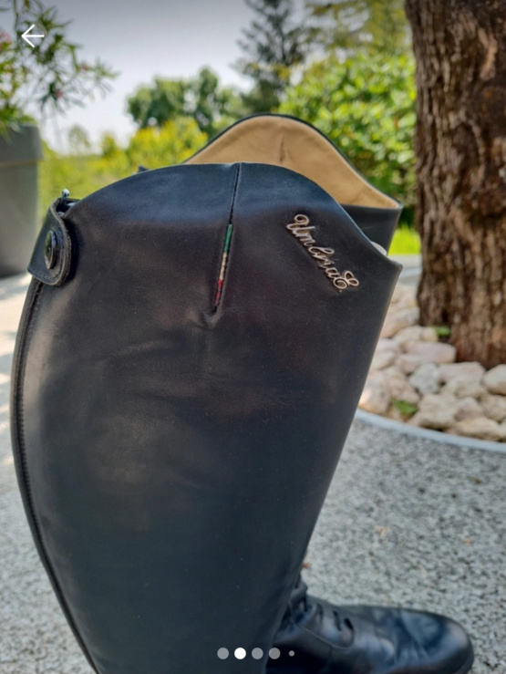 Bottes équitation Umbria cuir noir (37) occasion