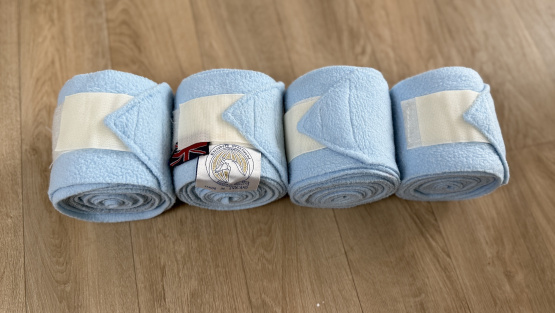 Bandes de polo Elizabeth Greenwood bleu*4 (cheval) occasion Bandes de polo Elizabeth Greenwood bleu*4 (cheval) occasion