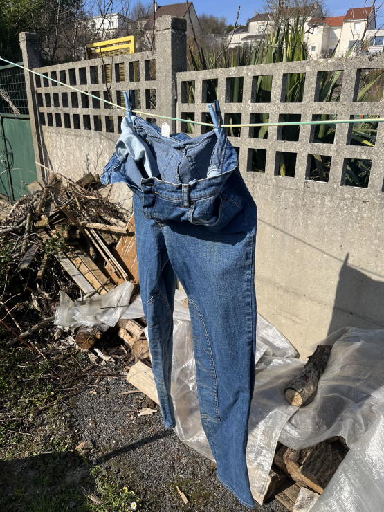 Pantalon équitation bleu (42) occasion