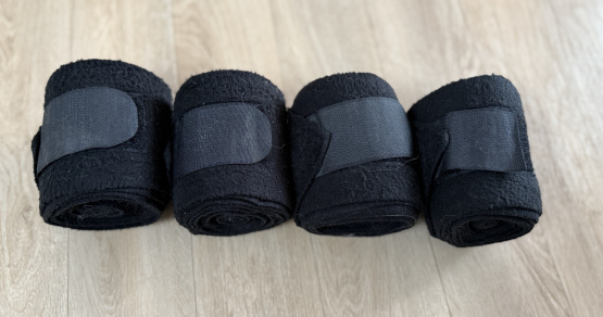 Bandes de polo noir *4 (cheval) occasion Bandes de polo noir *4 (cheval) occasion