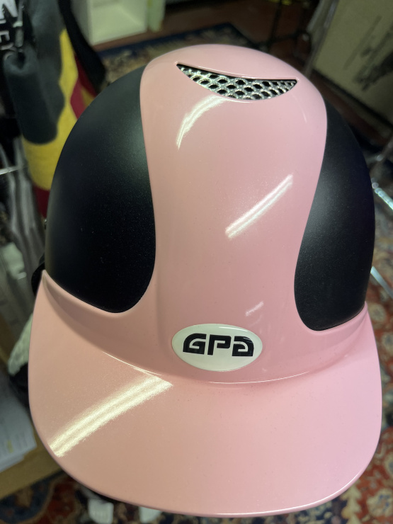 Casque équitation GPA rose (52/55) neuf occasion