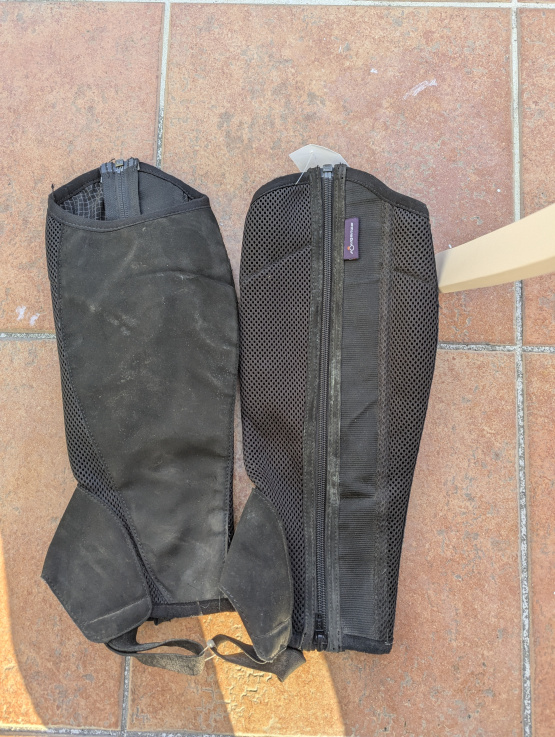 Chaps Fouganza synthétique noir (M) occasion