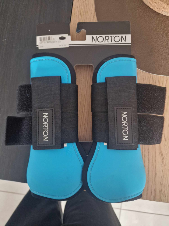 Guêtres Norton bleu (cheval) neuf occasion