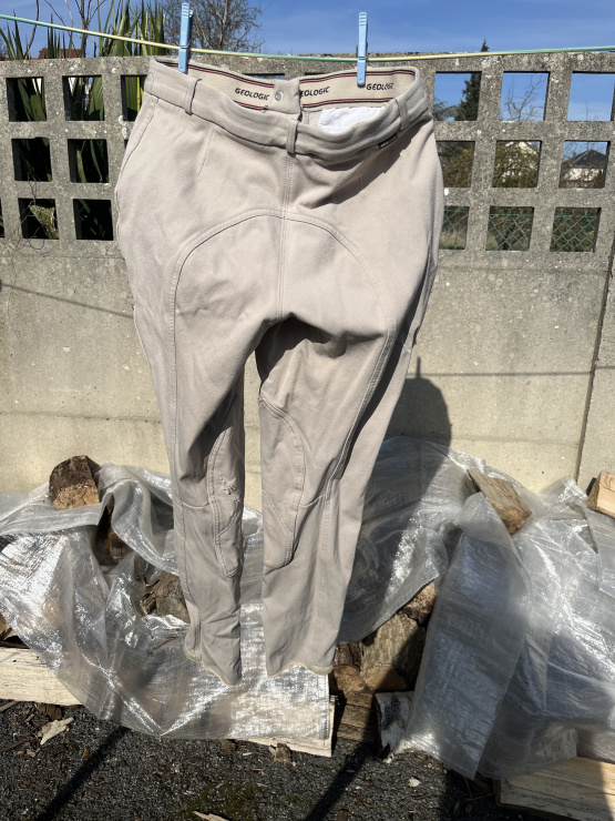 Pantalon équitation Geologic blanc (44) occasion