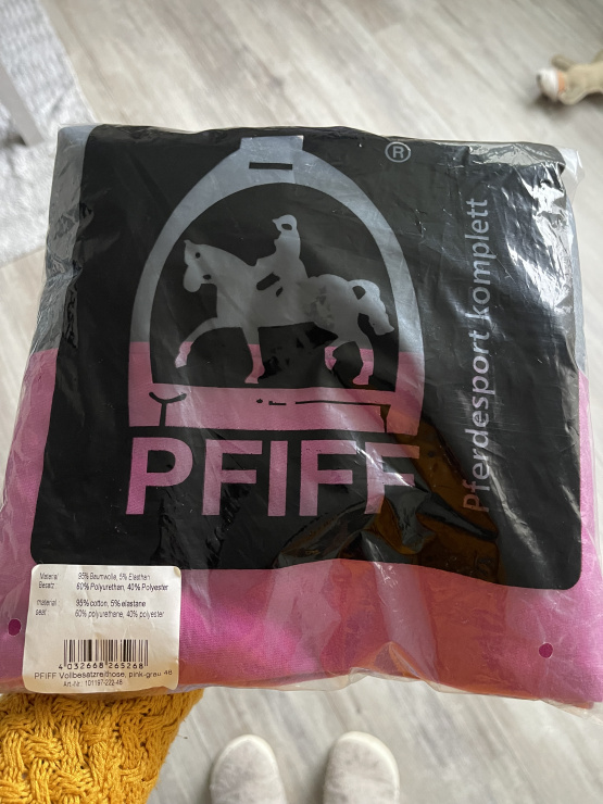 Pantalon équitation Pfiff rose (48) neuf occasion