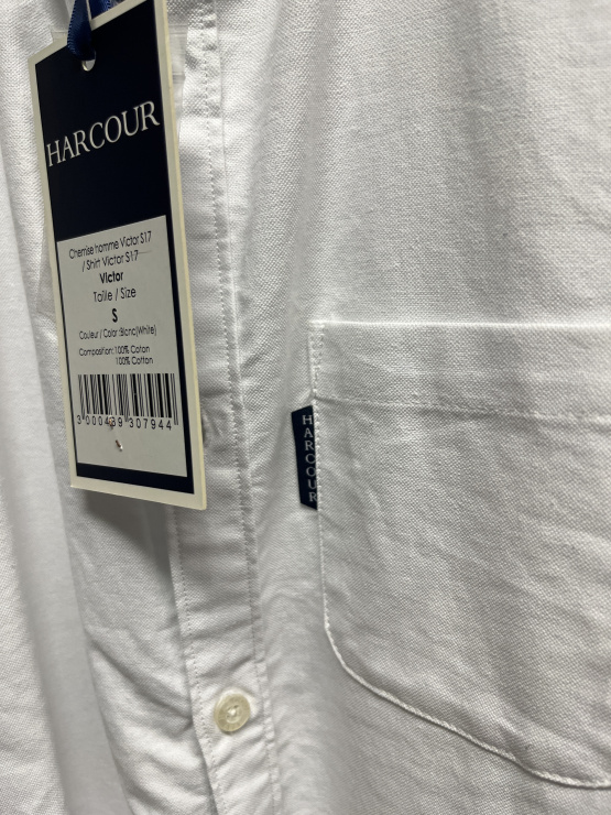 Chemise concours Harcour blanc (S) neuf occasion