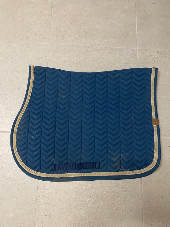 Tapis de selle Equithème bleu occasion