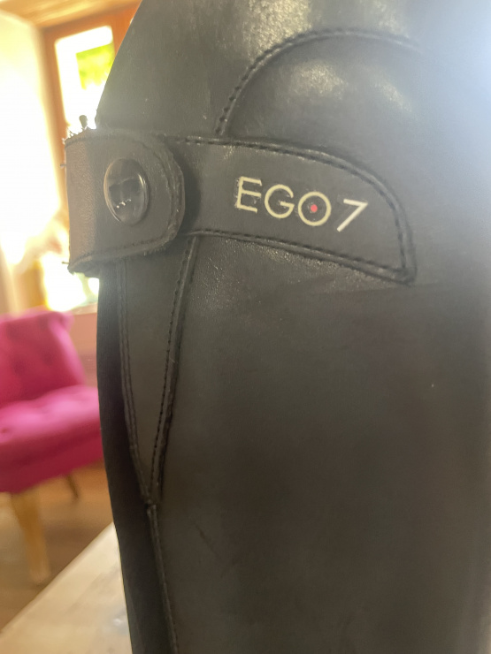 Bottes équitation EGO7 Aries cuir noir (35 M/0) occasion