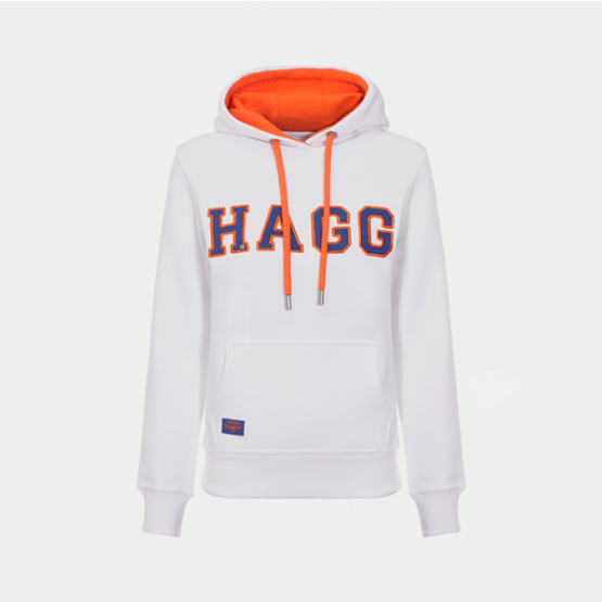 Sweat à capuche Hagg blanc (M) occasion