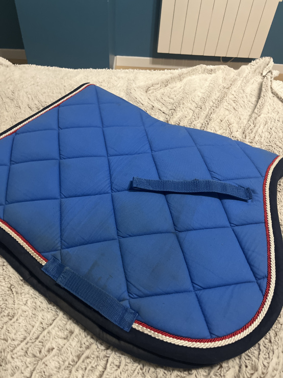 Tapis de selle Equithème pro série bleu occasion