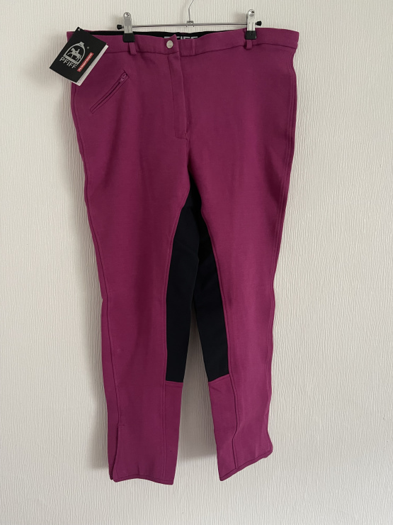 Pantalon équitation Pfiff rose (48) neuf occasion