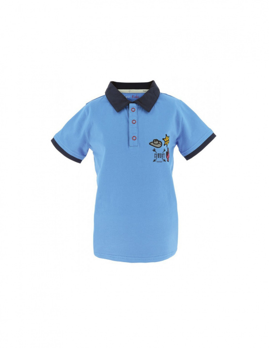 Polo équitation Equi-kids Cowboy bleu (8 ans) neuf occasion