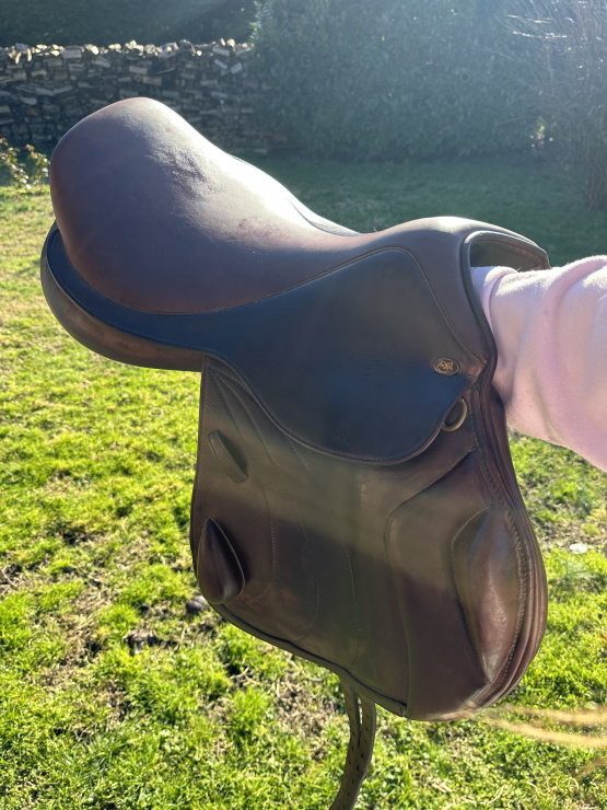 Selle mixte Éric Thomas 17,5 pouces occasion