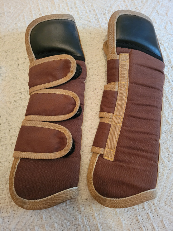 Guêtres marron et noir (cheval) occasion