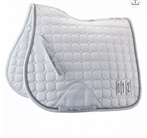 Tapis de selle Félix Bühler blanc occasion