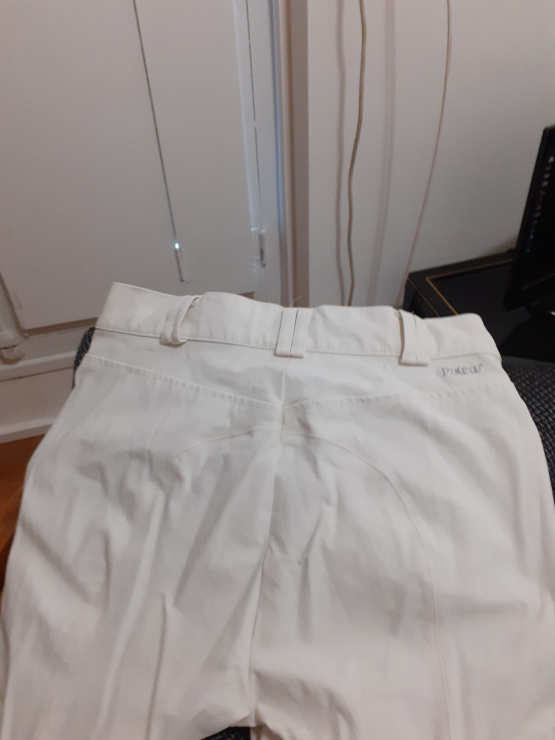 Pantalon concours équitation Pikeur blanc (36) occasion