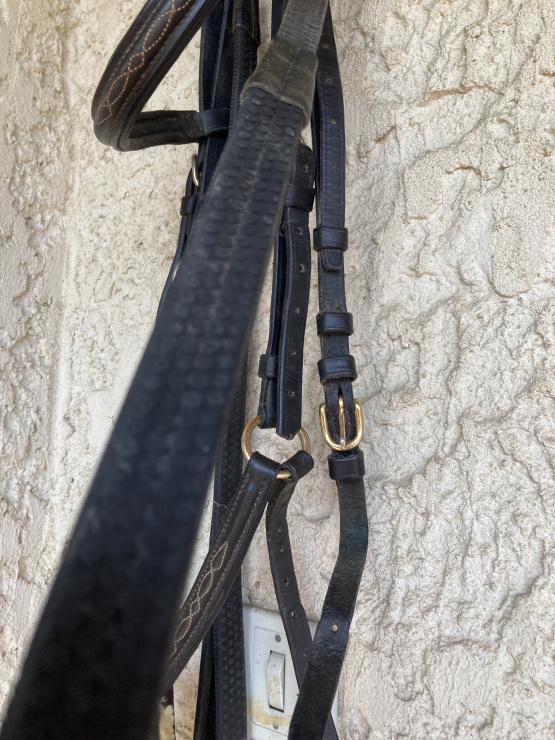 Filet cuir noir occasion