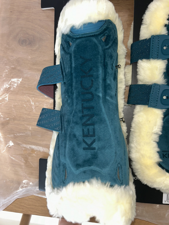 Guêtres Kentucky bamboo shield velvet émeraude (cheval) neuf occasion