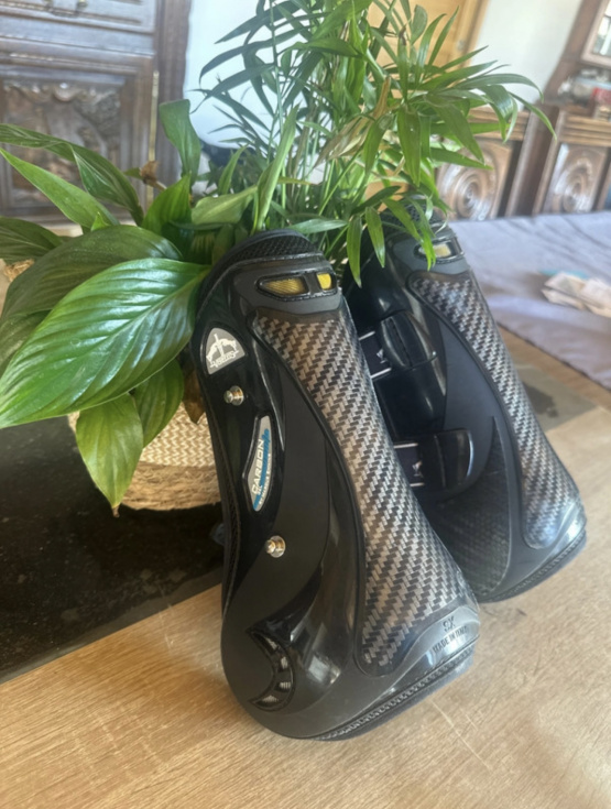 Guêtres Veredus Carbon gel noir (cheval) occasion