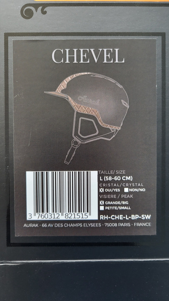 Casque Aurak Chevel Crystal (59) neuf occasion