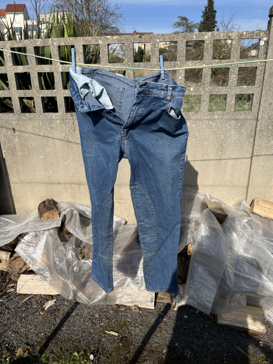 Pantalon équitation bleu (42) occasion