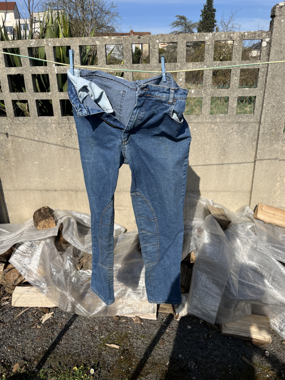 Pantalon équitation bleu (42) occasion