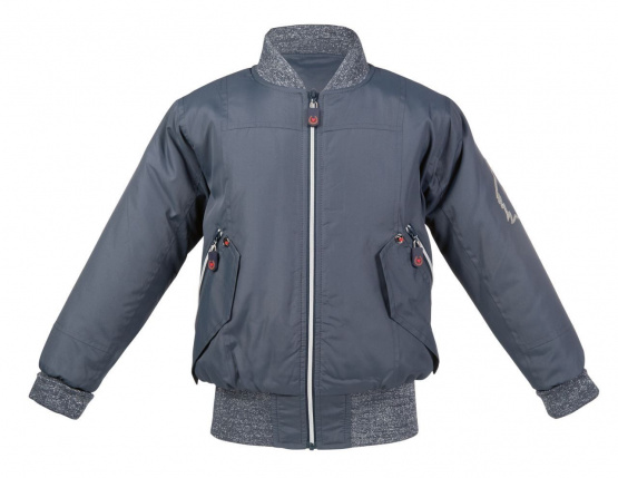 Blouson HKM Julia gris (8 ans) neuf occasion