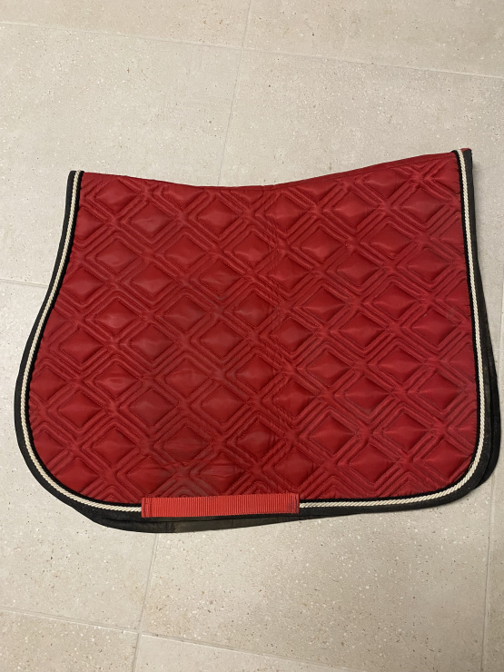 Tapis de selle Equithème rouge occasion