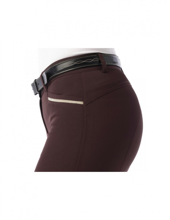 Pantalon équitation Equithème Gizel violet (40) neuf occasion