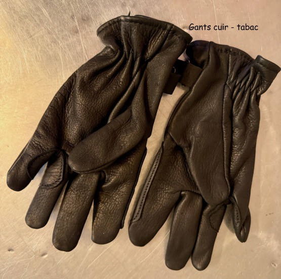 Gants équitation cuir noir (XL) neuf occasion