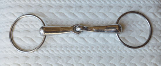 Mors simple inox, deux anneaux 145 mm occasion