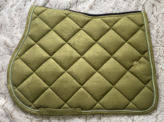 Tapis de selle Lamicell velours vert (neuf) occasion