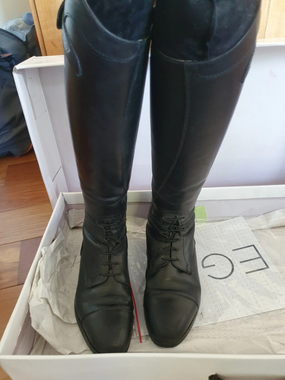 Bottes équitation Ego7 cuir noir (39 XS0) occasion