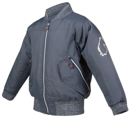 Blouson HKM Julia gris (8 ans) neuf occasion