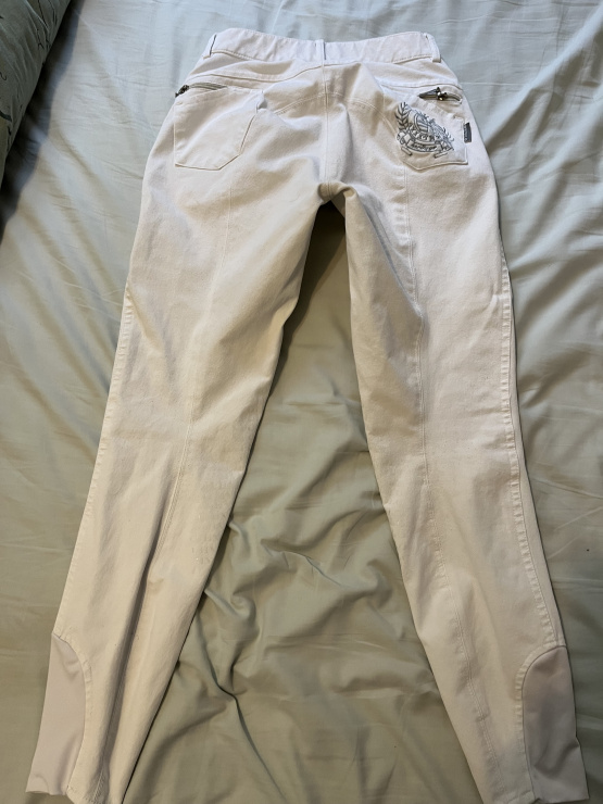 Pantalon Equitation HV Polo blanc (36) occasion