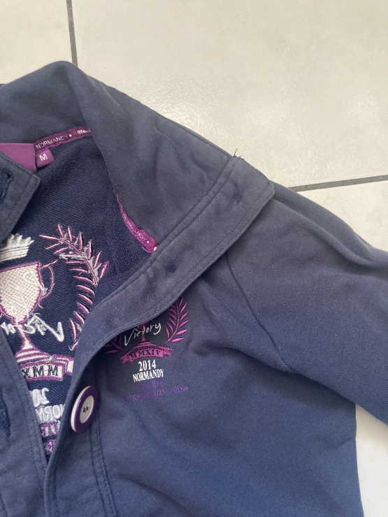 Sweat Equitheme bleu & violet (M) occasion