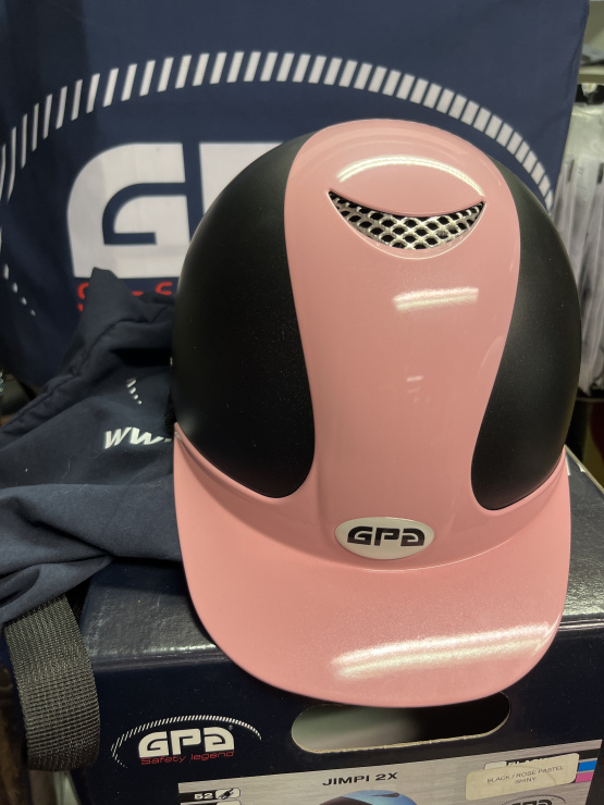 Casque équitation GPA rose (52/55) neuf occasion