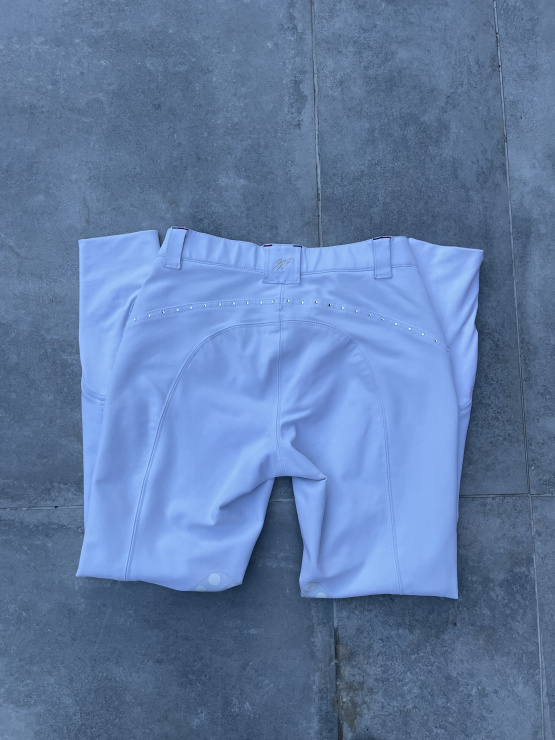 Pantalon équitation Equithème blanc (36) occasion