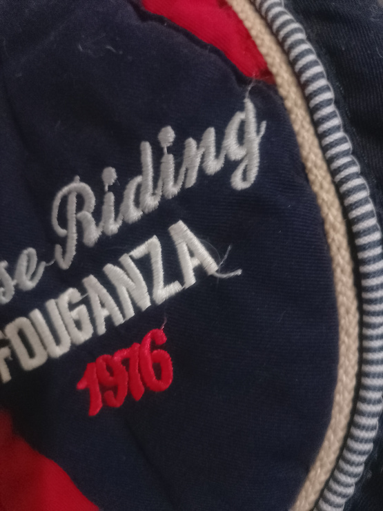 Tapis de selle Fouganza rouge (cheval) occasion