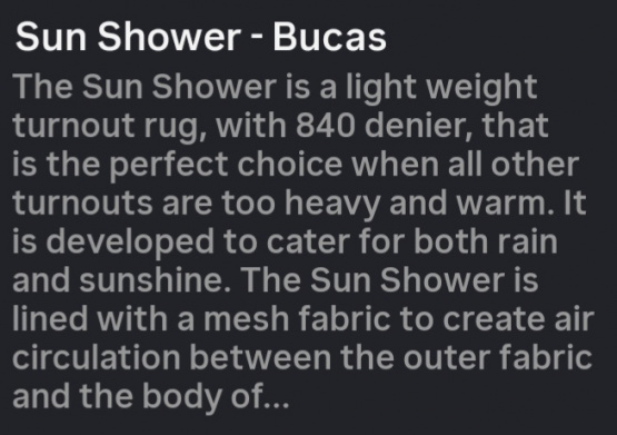 Couverture Bucas  Sun Shower blanc 135 cm occasion